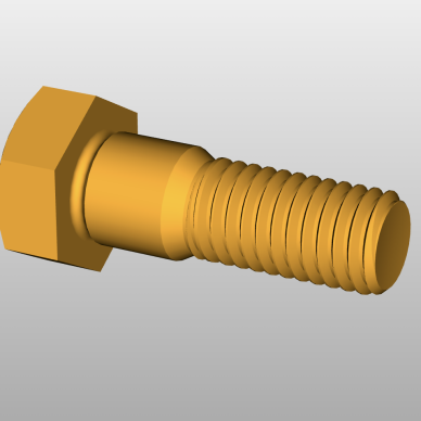 DIN 609 Hexagon head bolts with long thread for reaming holes