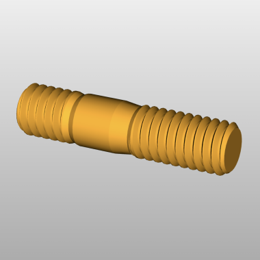 DIN 939 Thick Rod Double Bolt b1=1.25d